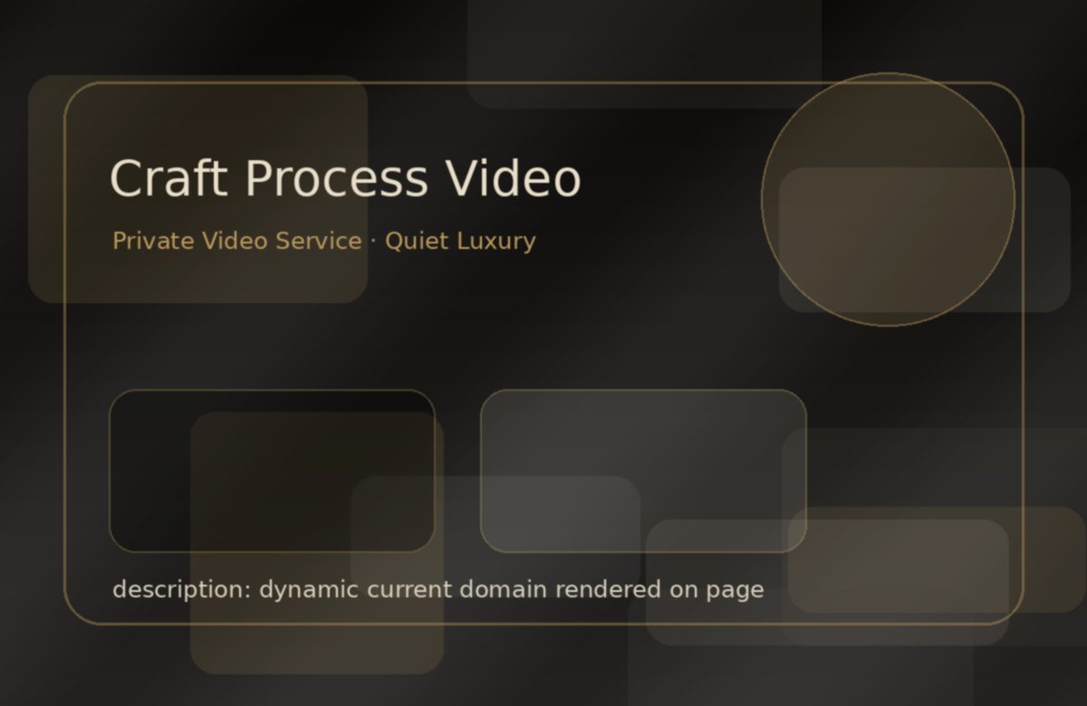 糖心vlog 匠心交付流程视频演示